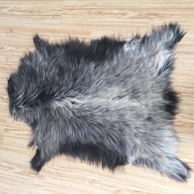 China Auto upholstery 2019 long hair goat fur blankets, animal fur blankets, animal shaped blankets for sale