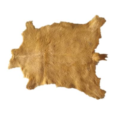 China Factory Wholesale Dyed Goat Fur Skin Goat Fur Blanket Eco - Friendly for sale