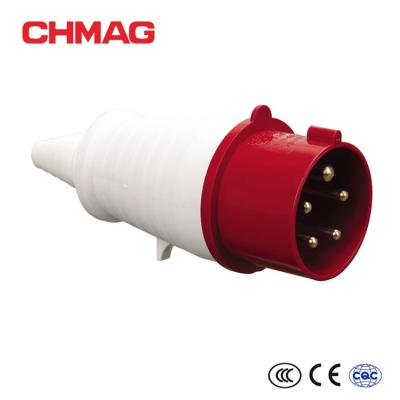 China Industrial Plug 32a 5 Pin Multi Socket Metal Plug Industrial Socket 16a 015L 025L 3P+N+E for sale