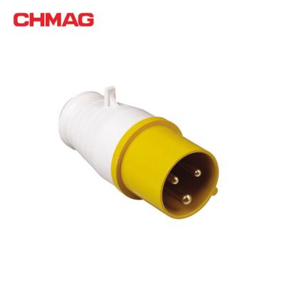 China Best Price IECCEE Industrial Plug 16A 3Poles IP44 013-4 Industrial Electrical Male Female Yellow Sockets Extension for sale