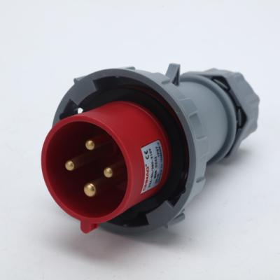 China IECCEE industrial plug 32A 3P+E IP67 0242 mennekes 16A 0142 high quality industrial plug new type for sale