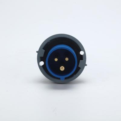 China ieccee Industrial Male & Female Industrial Plug & Socket Waterproof Connector Movable Socket 16A 3P IP67 for sale