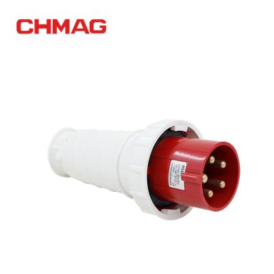 China Chmag 63A 125A 220-380/240-415V 5Pin IP67 Industrial Waterproof Socket 035 045 for sale