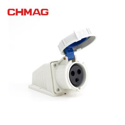 China Industrial Waterproof Plugs 16 Amp Industrial Plug And Socket With 3 Pin 16a IP67 for sale