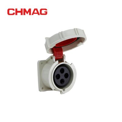 China Chmag Industrial Plug 16a / 32a 380-415v 4 Pin Male Industrial Plug 32a for sale