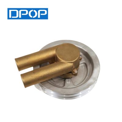 China DPOP Raw Sea Water Pump 21214596 3858229 Double V Belt Pulley For Volvo Penta 4.3, 5.0, 5.7 GL for sale