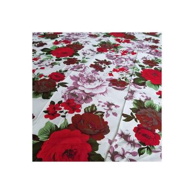 China Dri Shrink-Resistant Fitted Sheets Microfiber Fabric 100% Polyester Brush Knit Print Fabric for sale