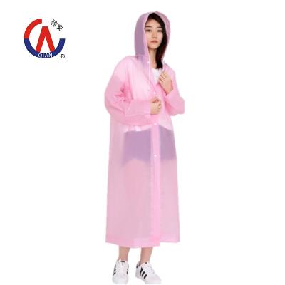 China Foldable High Quality EVA Adult PVC Rain Poncho , Long Rain Jacket for sale