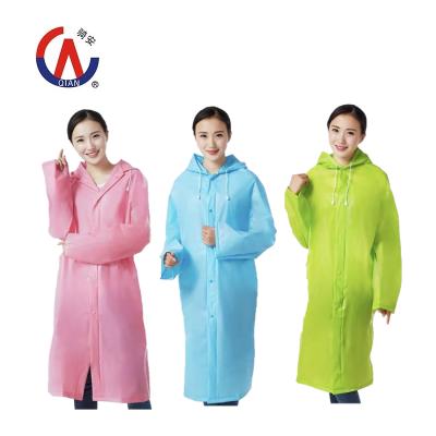 China Water Proof Waterproof, Dustproof, Theft-Saliva Proof, Safety QA-9201/9202 Hooded Personal Suit - Long Sleeves Rain Poncho With Hood for sale