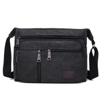 China Wholesale Leisure Mens Sling Shoulder Bags Crossboby High Quality Black Messenger Bag For Man for sale