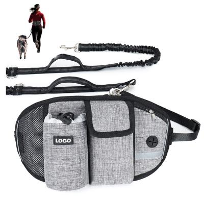 China Waterproof Men Woman Travel Increasing Running Dog Treat Pussy Pack Waist Bag With Bottle Holder For Pet Treat for sale