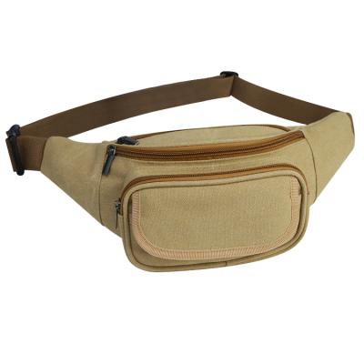 China Durable Anti-Theft Retro Vintage Cotton Canvas Sling Cross - Canvas Unisex Fanny Pack Waist Bag Bum Belt Bag Travel Sport Body Chest for sale