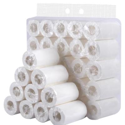 China Virgin Wood Pulp Manufacturers The Original Roll Core Type Virgin Wood Pulp Material Tissue Tissue Paper Toilet Paper Soft Size Direct Selling for sale