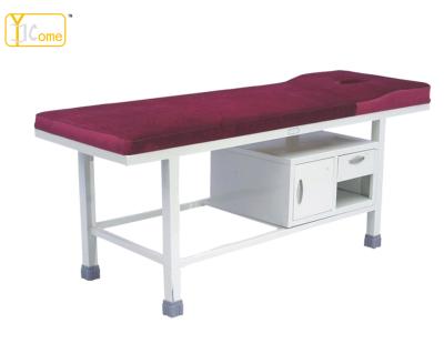 China Portable Hospital Bed Examination Couch Hospital Examination Table Bed Tray With Drawer for sale