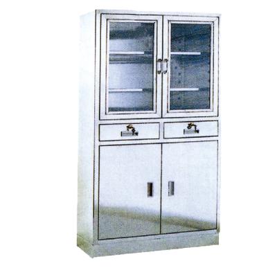 China Contemporary China Stainless / Powder Coated Medical Instrument Cabinet Kickey Material Cabinet for sale