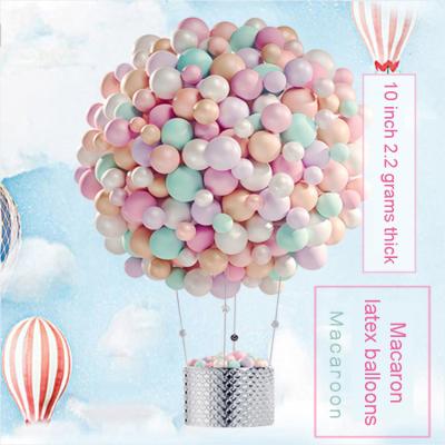 China Party Decoration Thick 10 Inch Macarons Latex Balloon Wedding Room Layout Birthday Party Supplies Wedding Decoration Wedding Balloons for sale