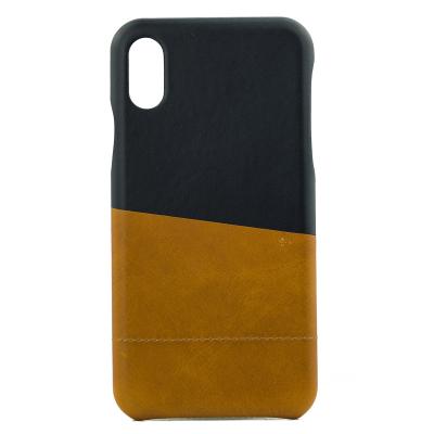 China Business Style Luxury Protective Genuine Leather Phone Case For iPhone X for sale