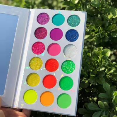 China Waterproof 18 Colors Matte Eye Shadow Palette Private Label Make Up Pigment High Eyeshadow for sale