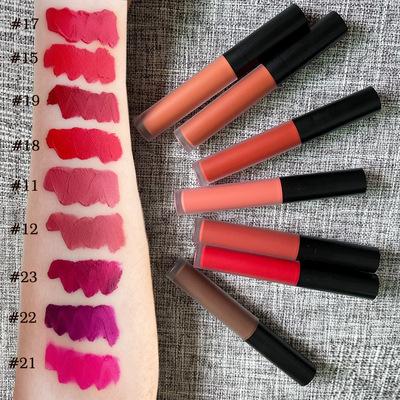 China Matte Velvet Lip Gloss 24 Color Waterproof Natural Lip Gloss Cream Lip Gloss Sellers Private Label Flavor Oil Plumper Lip Gloss for sale