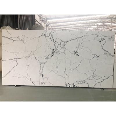 China China Flooring Durable Quartz Stone Kitchen Tiles Carrara Gray Countertop Quartz Design for sale