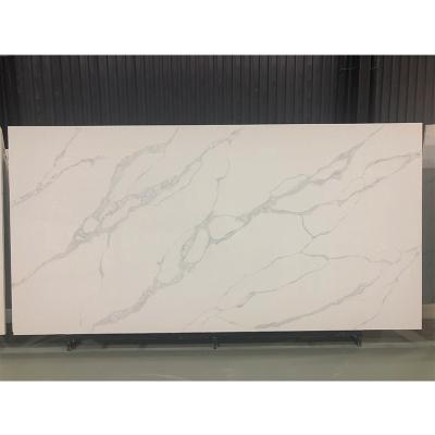 China Kitchen Counter Tops Durable High Quality Artificial Stone Solid Color Quartz Slabs Countertops for sale