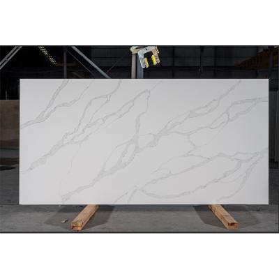 China Durable super white calacatta quartz countertops artificial stone calacatta stone countertops for bathroom and kitchen for sale