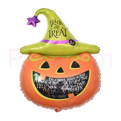 China Toy Gift Helium Ghost Spider Pumpkin Witch Foil Balloons Halloween Balloons Gift for Halloween Party Decoration for sale