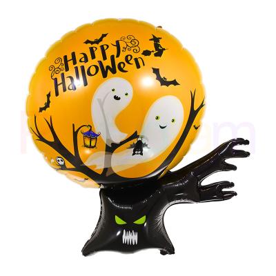 China Halloween Balloons Ghost Helium Ghost Pumpkin Witch Latex Balloon Sleeve Top for sale