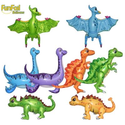 China Party Suppies ITEM DINASOUR FOIL BALLOON NEW FOR THEMA PARTY DECORATION ANIMALS HELIUM AND AIR for sale