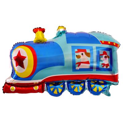 China Toy Balloon Shape Ambulance Bus Fire Truck Cartoon Foil Helium Balloon Toy Inflatable Toys Gift For Kids Birthday Party Decorations for sale