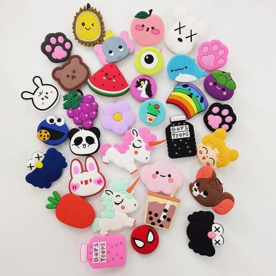 China Lovely Plastic Phone Grip For All Kickstand Smart Anime Cartoon Phone Tablet Soft Holder for sale