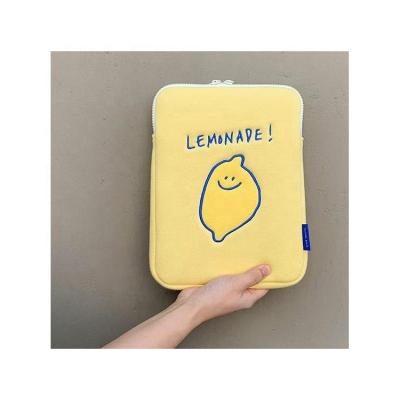 China Protector Lemon Design Cases For iPad Pro Laptop 11 13 15 Inch Notebook Pocket Cases Laptop Storage Bags for sale