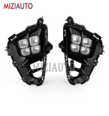 China ABS+LED Headlights LED DRL Foglamp Assembly Daytime Running Light Car Daytime Running Light Parts For Kia Picanto 2017 2018 2019 2020 for sale