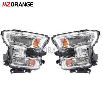 China Car Accessories Hot Selling Halogen Headlights Automobile Lamp Car Head Light For Ford F150 2015 2016 2017 USA version 8606761+8606762 for sale