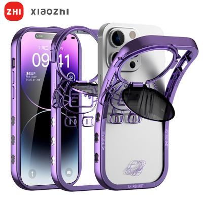 China 3D Astronaut Mobile Phone Case and Accessories Silicone Soft Cell Phone Case Iphone Shockproof Shockproof Transparent Phone Case for sale