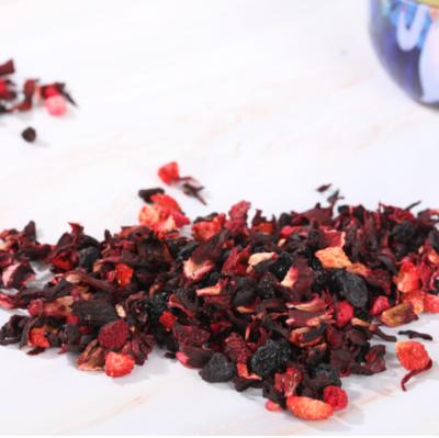 China No--Preservatives Scented Fruit Tea Rum Wine Flavor Dried Fruit Flowers Blended Fruit Flavored Tea for sale