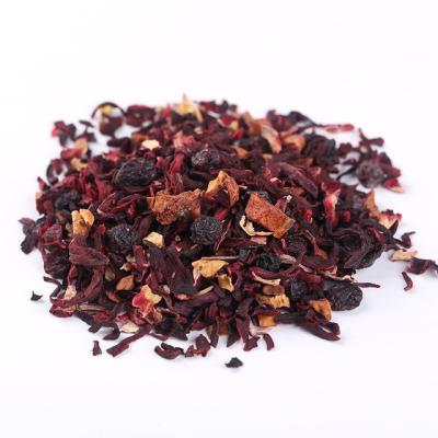 China Best Selling Blended Fruit Blossom Flower Tea NO--Preservatives Rum Flavor Fruity Fruit Tea Blended Dry Tea for sale