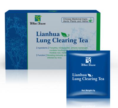 China Loose Tea Lung Clearing Tea Lianhua Qingwen Herbal Natural Chinese Lung Clearing Lung Detox Tea for sale