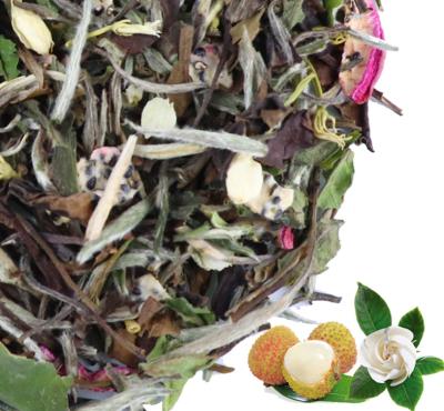 China Low Fat Good For Eye Health Tea 100% Natural Healthy Lychee White Jasmine White Tea for sale