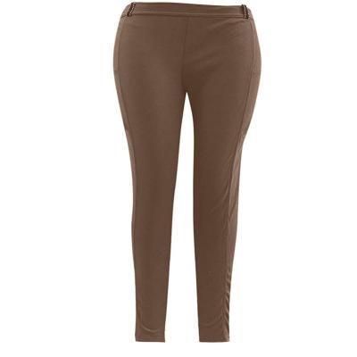 China High Elasticity Women Riding Pants Rider Breeches Knee-patch Belt Buckles Pockets Gaiters Trousers Horse Riding Tights for sale