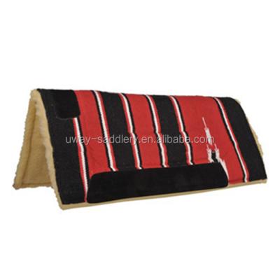 China Cooldry Wool And Breathable Western Horse Saddle Pad for sale