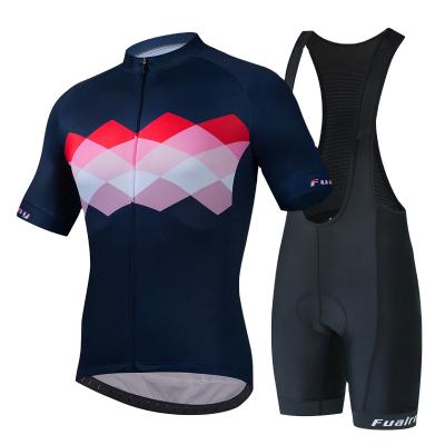 China Breathable Cycling Suit Mens And Womens Summer Short Sleeve Harness Hygroscopic Sweat Sports Cycling Suit for sale