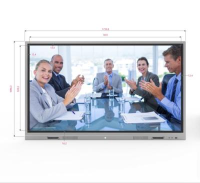 중국 75 inch touch screen interactive LCD whiteboard education smart board flat panel 판매용