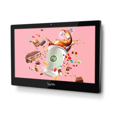 China 21.5 Inch Advertising Player Lcd Monitor Interactive Display For Elevator Wall Mounted Screen With Camera and Speaker for sale