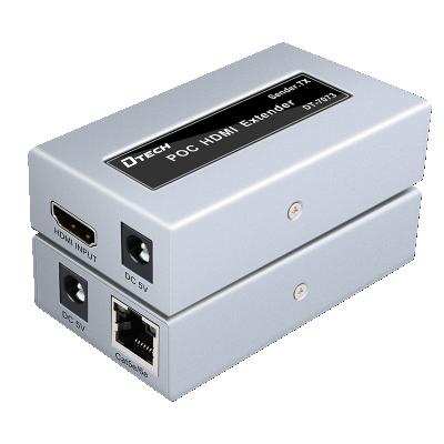 China Metal dtech hdmi 50m support 3D 1080P@60Hz cat 6e/5e POC addon hdmi POC add-on 50m for sale