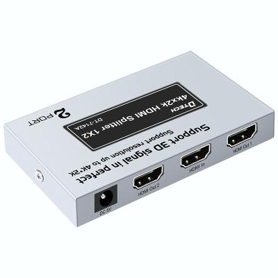 China Full 3D 4k 1 input 2 output hdmi audio video splitter 5000PCS/days for sale