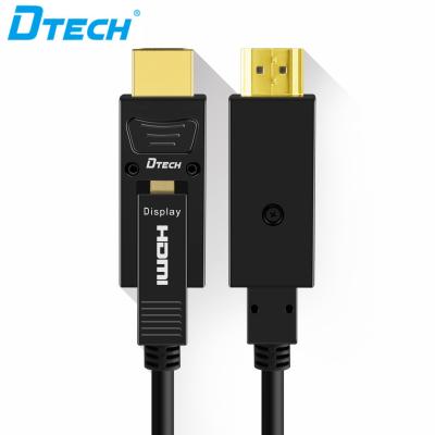 China Hdmi fiber cable 20M HDMI DA AOC HDMI transmission 4k 3d AOC Hdmi active fiber optic d-type cable Dtech fiber cable Dtech for sale