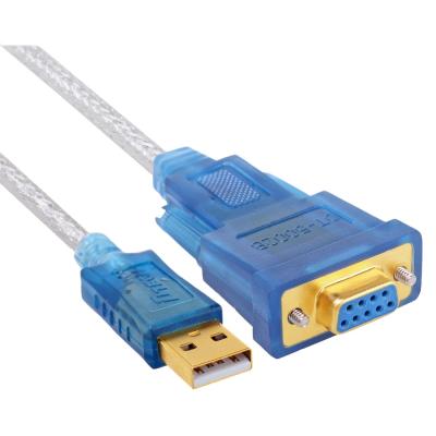 China USB To DB9 Dtech RS232 USB2.0 To Female Serial DB9 Converter Cables 1.8M Serial RS232 Cable for sale