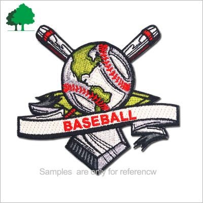 China 3D factory direct sale OEM high quality custom cheap embroidery patch for baseball embroidery patch iron on sports patch for sale