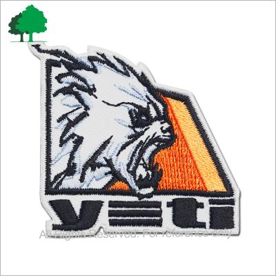 China factory direct 3D custom thread embroidery high quality cheap metallic patch for kid for sale